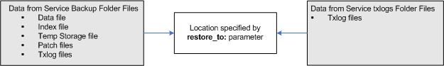 DBS Restore Backup example